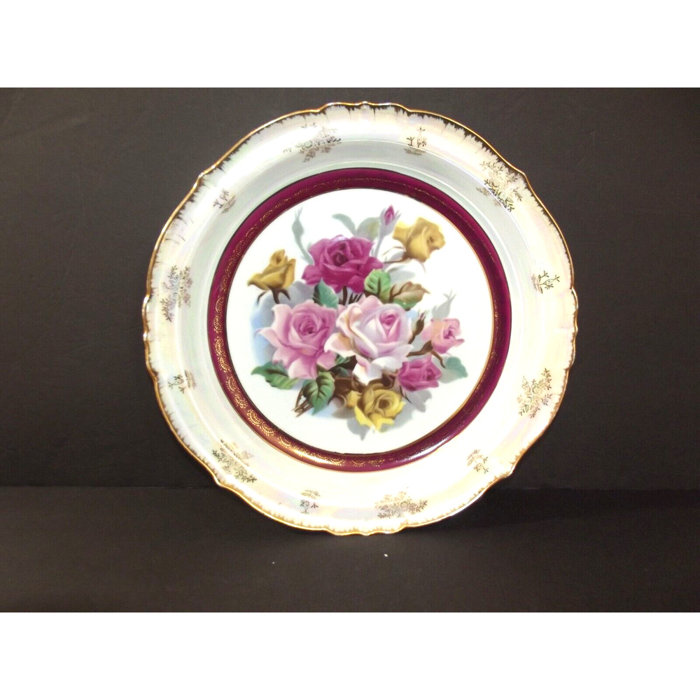 Vintage Empress by Haruta Japan Decorative Floral Serving Platter Plate Rose